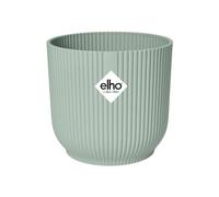ELHO-Cache-pot en plastique recyclé vert sorbet Elho Vibes fold rond - diamètre 14 cm