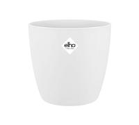 ELHO-Cache-pot en polypropylène Elho Brussels rond blanc - diamètre 20 cm
