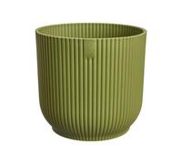 ELHO-Cache-pot vibes fold coloris vert en plastique recy lho - diamètre 18 cm