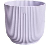 Elho Vibes Fold Rond Mini 11 - Pot De Fleurs pour Intérieur - Plastique 100% recyclé - Ø 11.1 x H 10.5 cm - Violet/Soft Lilac