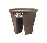 Elho Corsica Flower Bridge 30 - Planteur - Taupe - Extérieur & Balcon - L 29.6 x W 29.6 x H 24 cm