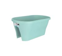 Elho Corsica Flower Bridge 60 - Planteur pour Balcon & Extérieur - Ø 57.3 x H 23.8 cm - Vert/Menthe
