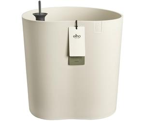 Elho Eden Aquacare Medium 40cm Pot de Fleur - Linen White | L 38 x W 42 x H 43.1 cm | Plastique 100% recyclé