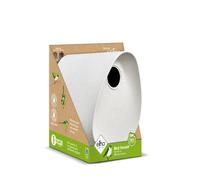 Elho Essential Bird House 18cm - Nichoir Oiseaux Exterieur - à Plus de 11 Espèces - Plastique 100% Recyclé - L18 x B21.1 x H23 cm - Gris/Gris Fibreux