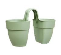 Elho Fioriera Vibia Campana Flower Twin 21Cm Pistache Green
