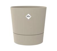 Elho FOSS Rond 35cm Pot de Fleur - Mushroom Beige | Ø 34.5 x H 34.1 cm | Convient pour une Utilisation Intérieure et Extérieure | Plastique 100% recyclé