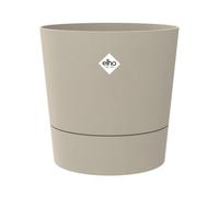 Pot de fleur rond - ELHO - Foss Rond 35 - 21 L - L 35 x B 34.5 x H 34 cm - Beige - Extérieur