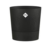 Elho Pot de fleurs FOSS Rond 35 - Plastique 100% recyclé - Ø 34,5 x H 34,1 cm - Noir