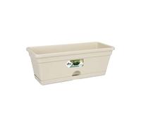 Elho Green Basics Balcon Mini Allin1 30 - Planteur - Coton Blanc - Extérieur & Balcon - L 19.5 x W 30.2 x H 15.6 cm