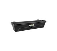 Elho Green Basics Balconnière Allin1 70 - Planteur pour Balcon & Extérieur - Ø 68.5 x H 16.5 cm - Noir/Living Noir