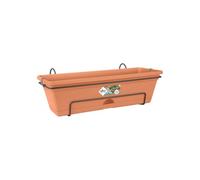 Elho Planteur Green Basics Balconnière Allin1 70 Ø 68,5 x H 16,5 cm Marron/Terre Cuite Doux