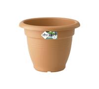 Elho Green Basics Campana 30 - Pot De Fleurs pour Extérieur - Ø 29.3 x H 22.4 cm - Marron/Terre Cuite Doux