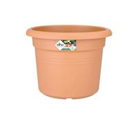 Elho Green Basics Cilinder 35 - Pot De Fleurs pour Extérieur - Ø 34.3 x H 26.8 cm - Marron/Terre Cuite Doux