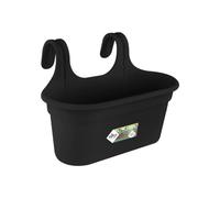 Elho Green Basics Facile à accrocher L35 – Ø36 x H26 cm – Intérieur & Extérieur – Living Noir