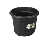 Elho Green Basics Pot De Pommes De Terre 33 - Pot De Fleurs pour Extérieur & Récolte - Plastique 100% recyclé - Ø 32.3 x H 25.7 cm - Noir/Living Noir