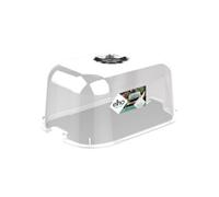 Elho Green Basics Serre de Culture Transparent, Taille L | L 16.5 x W 23.5 x H 12.5 cm | Convient pour une Utilisation Intérieure et Extérieure