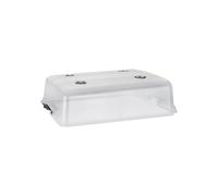 Elho Green Basics Serre De Culture XXL 75 - Accessoires pour Extérieur & Récolte - Ø 74.8 x H 22.3 cm - Transparent/Transparent