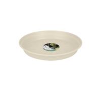 Elho Green Basics Soucoupe 10 - Soucoupe pour Intérieur, Extérieur, Culture & Récolte - Ø 10.0 x H 1.5 cm - Blanc/Coton Blanc
