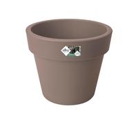 Elho Green Basics Top Planter 40 - Pot De Fleurs pour Extérieur - Ø 39.0 x H 33.0 cm - Marron/Taupe
