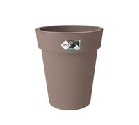 Elho Green Basics Top Planter Haut 35 - Pot De Fleurs pour Extérieur - Ø 34.5 x H 41.0 cm - Marron/Taupe
