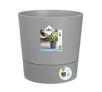 Pot De Fleurs Rond Extérieur/Intérieur Ø 30 Cm Elho Aqua Care Greensense Gris Ciment Gris