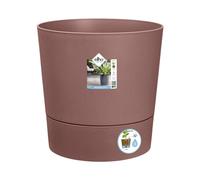 Elho Greensense Aqua Care Rond 30 - Pot De Fleurs pour Intérieur & Extérieur - Ø 29.5 x H 29.1 cm - Marron/Brun Argile
