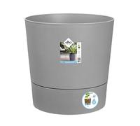 Pot de fleurs rond extérieur/intérieur Ø 43 cm Elho Aqua Care Greensense gris ciment