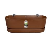 Elho Greenville Easy Balcony 52cm Balconnière - Marron Glacé