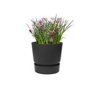 ELHO Greenville Pot de fleurs rond 47 - Noir - Ø 47 x H 44 cm - extérieur - 100% recyclé