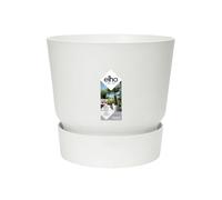 Elho Greenville Rond 20cm Pot de Fleur - Blanc