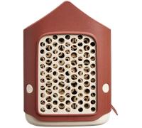 Elho Cosy Insect Hotel 18cm - Hôtel à Insectes - Insectes et Abeilles - Plastique 100% Recyclé - L17.6 x B18 x H23 cm - Rouge/Rouge Toscane