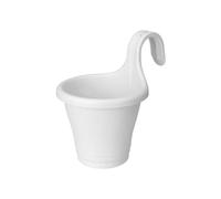 Elho Jardiniere De Balcon Corsica Simple - Blanc - Extérieur & Balcon - L 19,4 X W 27,1 X H 25,9 Cm Blanc