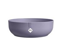 Elho Jazz Bowl 28 - Pot de Fleur Interieur - Plastique 100% Recyclé - Ø 27.5 x H 9.0 cm - Violet/Lavande Lilas