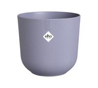 Elho Jazz Round Ø 23cm - Pot de Fleurs d'Intérieur - Plastique 100% recyclé - Structure Unique - Ø 23.1 x H 21.5 cm - Violet/Lavande Lilas