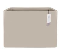 Elho June Brick Divider 80 - Séparateur de Jardin - Interieur & Extérieur - Plastique 100% Recyclé - L 29.5 x B 79.0 x H 59.0 cm - Beige/Greige