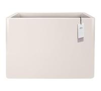 Elho June Brick Divider 80cm Jardinière - Linen White
