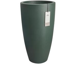 Elho June Round High 40cm Pot de Fleur - Vert Emerald | Ø 39 x H 70.1 cm | Convient à une Utilisation Extérieure | Plastique 100% recyclé