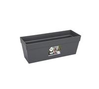 Elho Balconnière Loft Urban 50 – pour balcon & extérieur – Ø 49,3 x H 18,0 cm – Noir/Anthracite