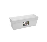 Elho Bac à fleurs Loft Urban – 49 x 17,3 x 18 cm – Blanc