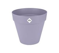 Elho Loft Urban Rond 30 - Pot De Fleurs pour Extérieur - Plastique 100% recyclé - Ø 28.5 x H 26.0 cm - Violet/Lavande Lilas