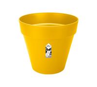 Pot De Fleur Rond Loft Urban Avec Roues - Ø 50 X H.44 Cm - Ocre - Elho Gris