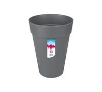 Elho Loft Urban Rond Haut 28 - Pot De Fleurs pour Extérieur - Ø 27.5 x H 35.8 cm - Noir/Anthracite