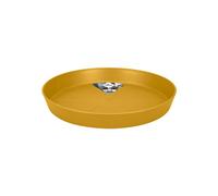 Elho Loft Urban Soucoupe Ronde 17 - Soucoupe pour Extérieur - Ø 17.3 x H 2.4 cm - Jaune/Jaune Miel