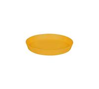 Elho Loft Urban Soucoupe Ronde 21 - Soucoupe pour Extérieur - Ø 20.4 x H 2.9 cm - Jaune/Ocre