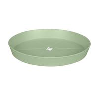 Elho Loft Urban Soucoupe Ronde 24 - Soucoupe pour Extérieur - Ø 24.4 x H 3.4 cm - Vert/Vert Pistache