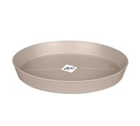 Elho Loft Urban Soucoupe Ronde 28 - Soucoupe pour Extérieur - Ø 27.5 x H 3.5 cm - Beige/Beige Champignon