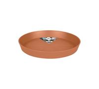 Elho Loft Urban Soucoupe Ronde 28 - Soucoupe pour Extérieur - Ø 27.5 x H 3.5 cm - Marron/Terre Cuite