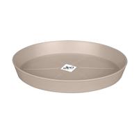 Elho Loft Urban Soucoupe Ronde 34 - Soucoupe pour Extérieur - Ø 34.3 x H 5.0 cm - Beige/Mushroom Beige