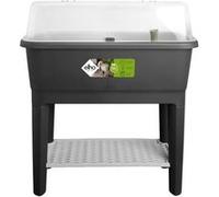 ELHO Noa Potager Sur Pied - Noir - L 79 x B 39 x H 94 cm - culture et récolte - 100% recyclé Noir G