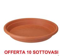 Elho Offerta 10 Sottovaso Universal Saucer Round 35cm Terra Multicolore